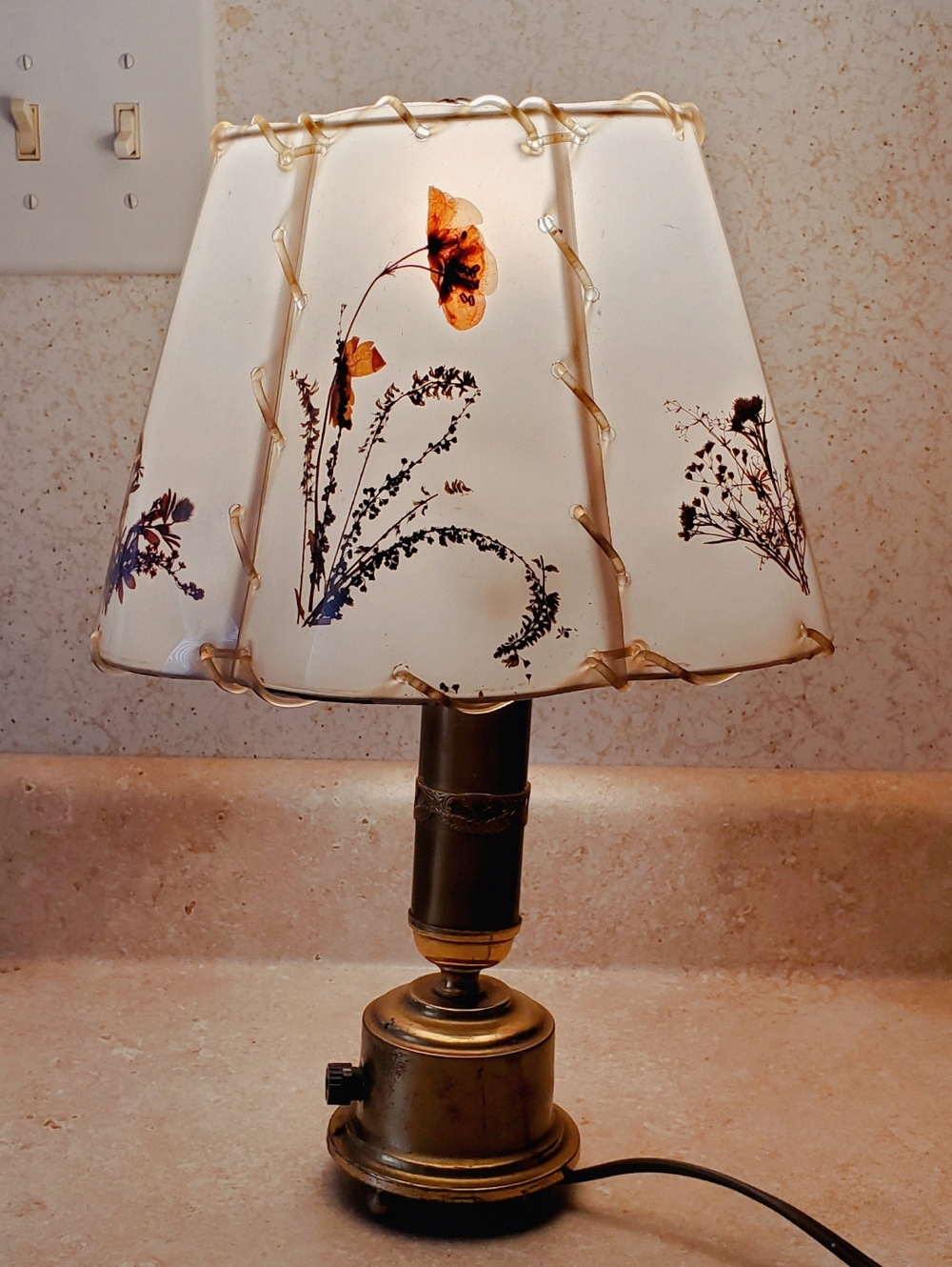vintage brass lamps